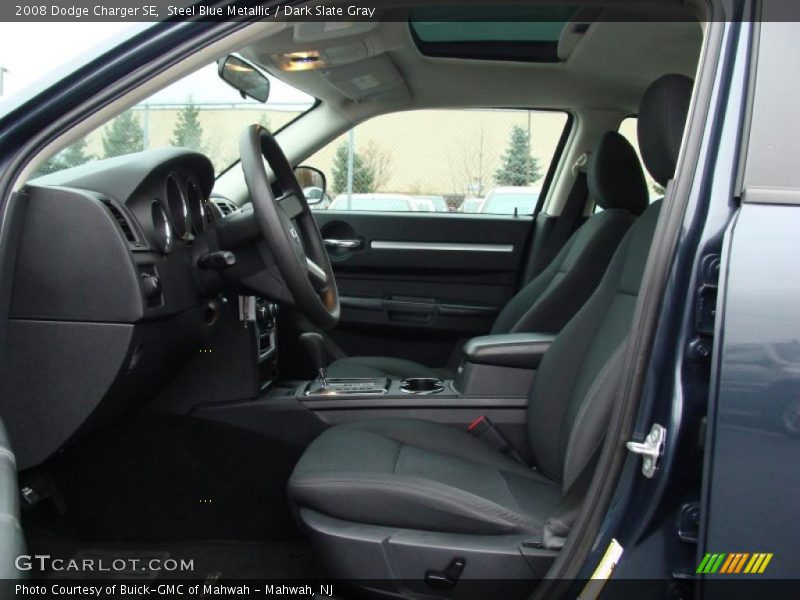 Steel Blue Metallic / Dark Slate Gray 2008 Dodge Charger SE