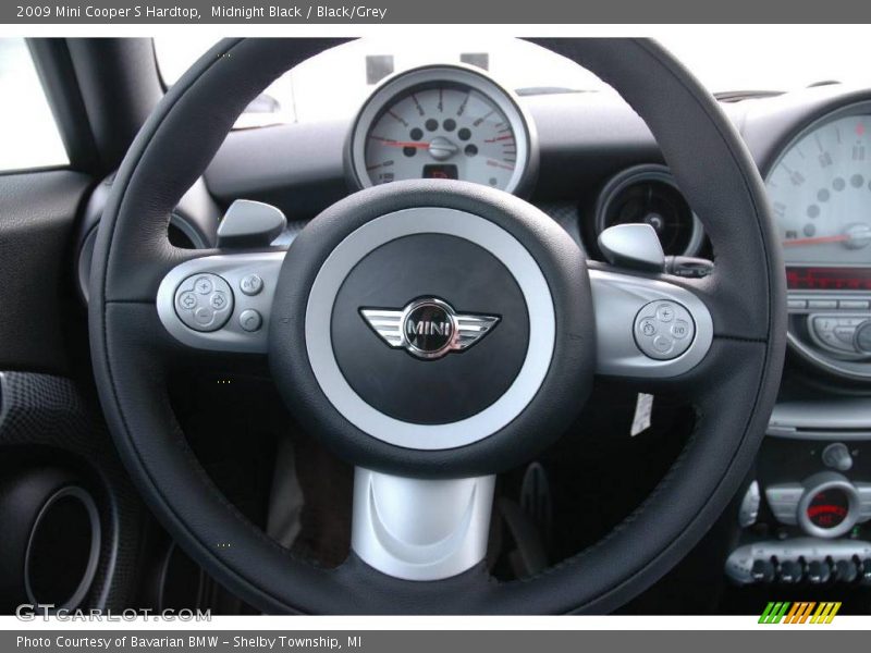 Midnight Black / Black/Grey 2009 Mini Cooper S Hardtop