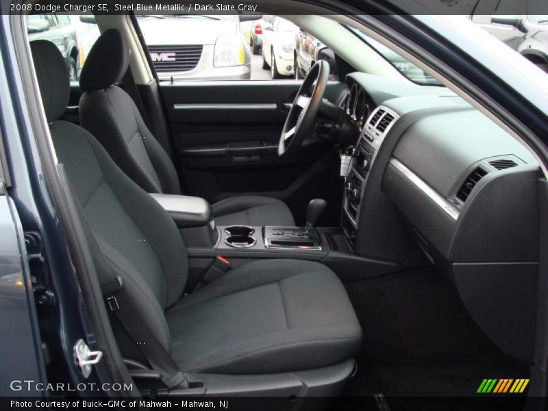 Steel Blue Metallic / Dark Slate Gray 2008 Dodge Charger SE