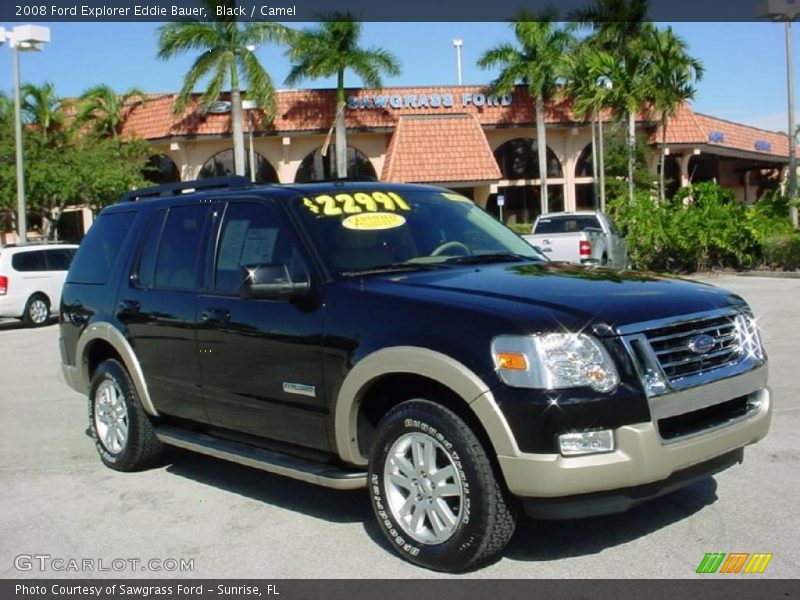 Black / Camel 2008 Ford Explorer Eddie Bauer