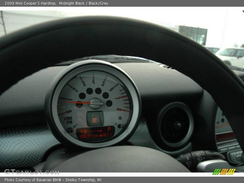 Midnight Black / Black/Grey 2009 Mini Cooper S Hardtop