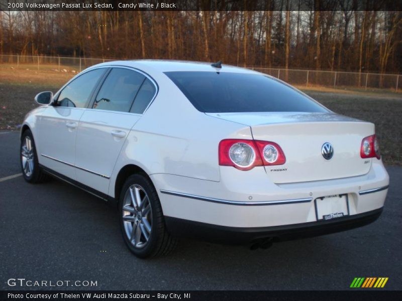 Candy White / Black 2008 Volkswagen Passat Lux Sedan