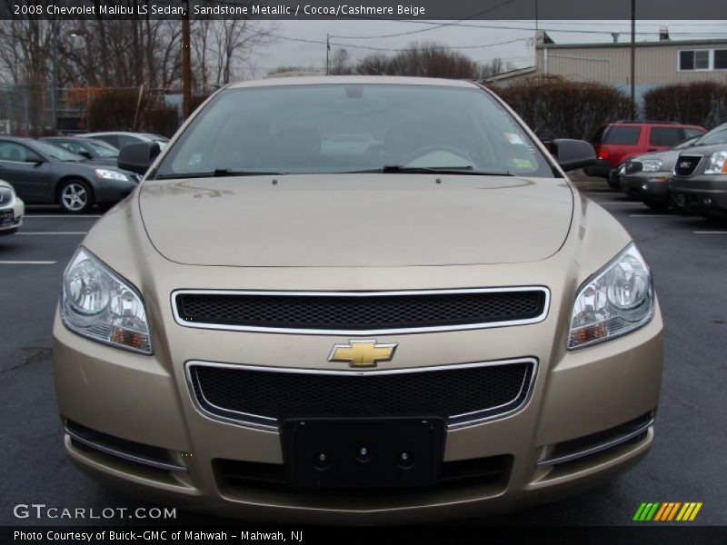 Sandstone Metallic / Cocoa/Cashmere Beige 2008 Chevrolet Malibu LS Sedan