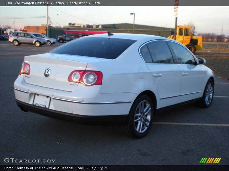 Candy White / Black 2008 Volkswagen Passat Lux Sedan