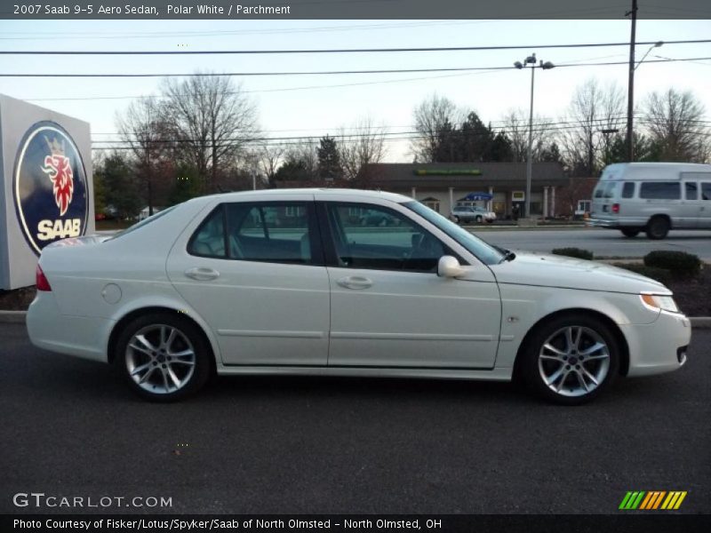 Polar White / Parchment 2007 Saab 9-5 Aero Sedan