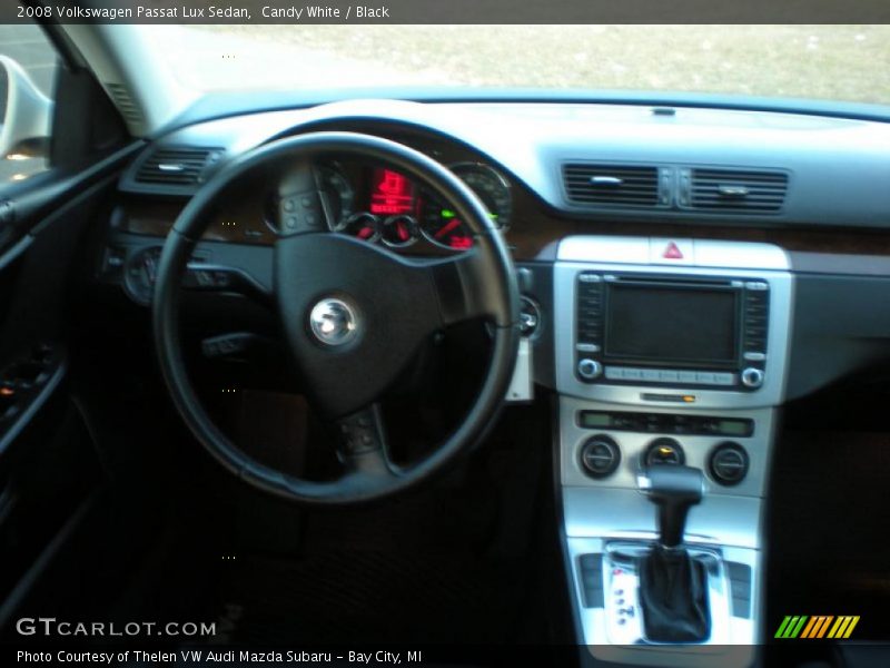 Candy White / Black 2008 Volkswagen Passat Lux Sedan