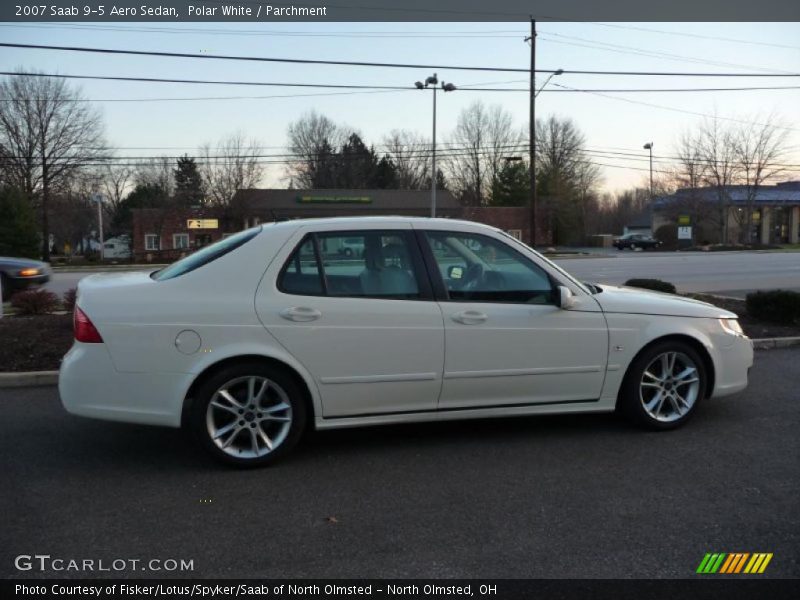 Polar White / Parchment 2007 Saab 9-5 Aero Sedan