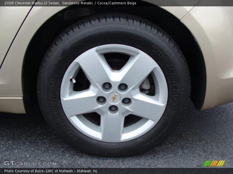 Sandstone Metallic / Cocoa/Cashmere Beige 2008 Chevrolet Malibu LS Sedan