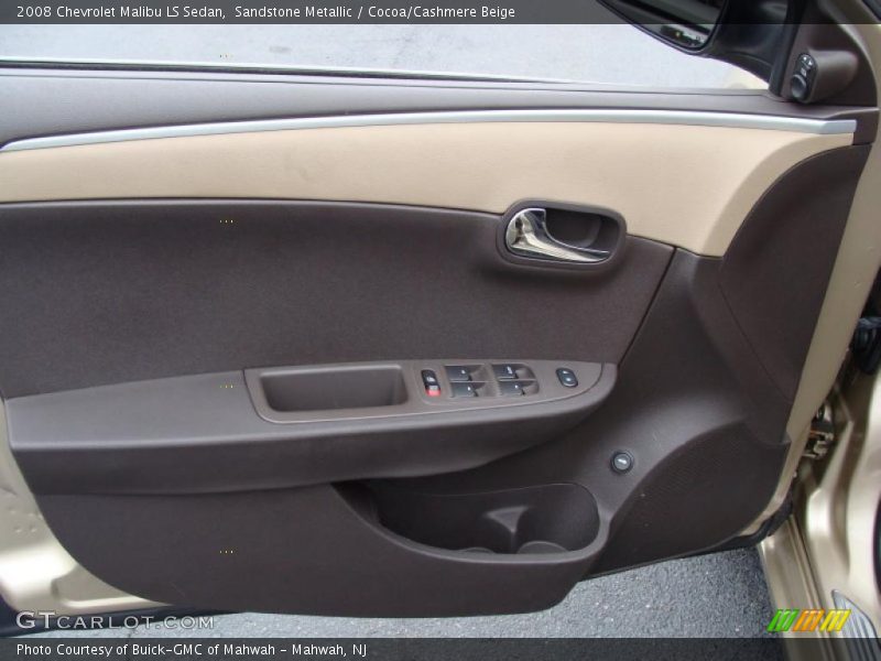 Sandstone Metallic / Cocoa/Cashmere Beige 2008 Chevrolet Malibu LS Sedan