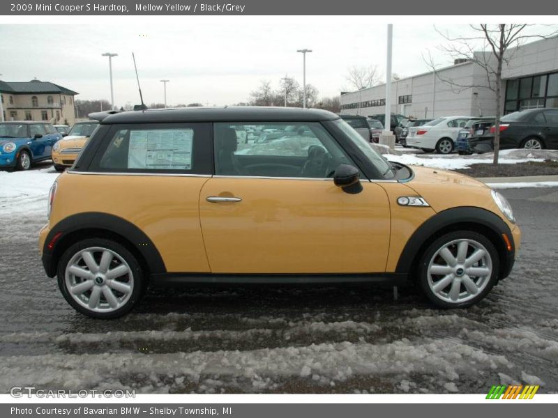 Mellow Yellow / Black/Grey 2009 Mini Cooper S Hardtop