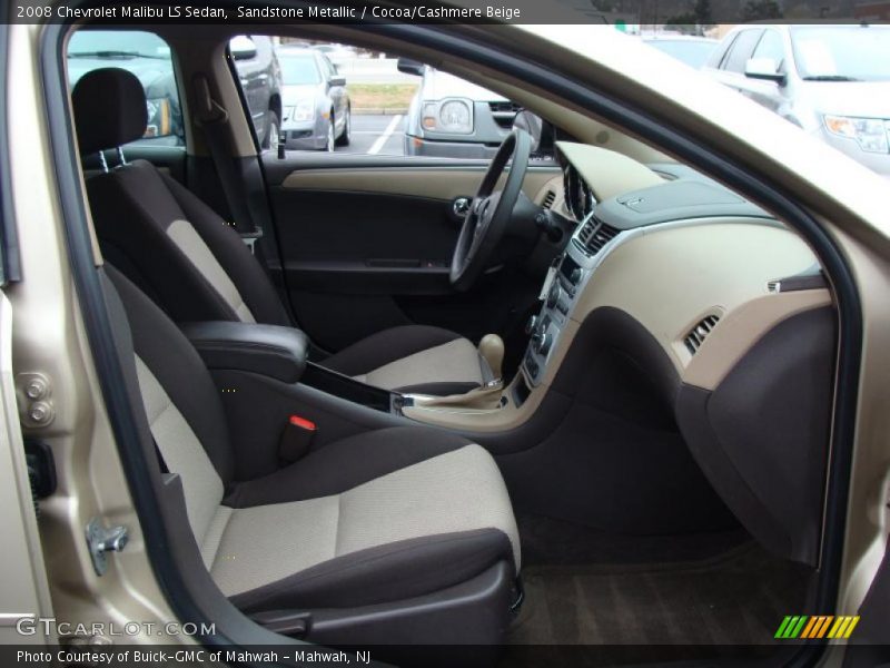 Sandstone Metallic / Cocoa/Cashmere Beige 2008 Chevrolet Malibu LS Sedan