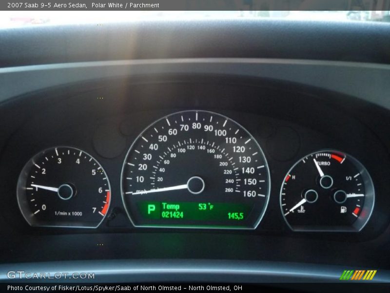  2007 9-5 Aero Sedan Aero Sedan Gauges