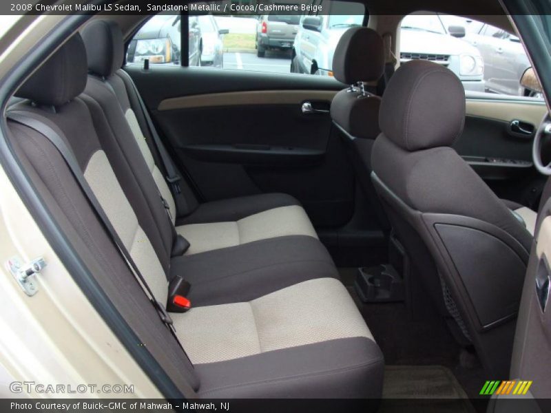 Sandstone Metallic / Cocoa/Cashmere Beige 2008 Chevrolet Malibu LS Sedan