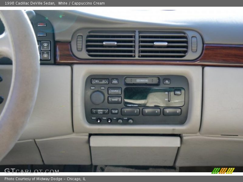 White / Cappuccino Cream 1998 Cadillac DeVille Sedan