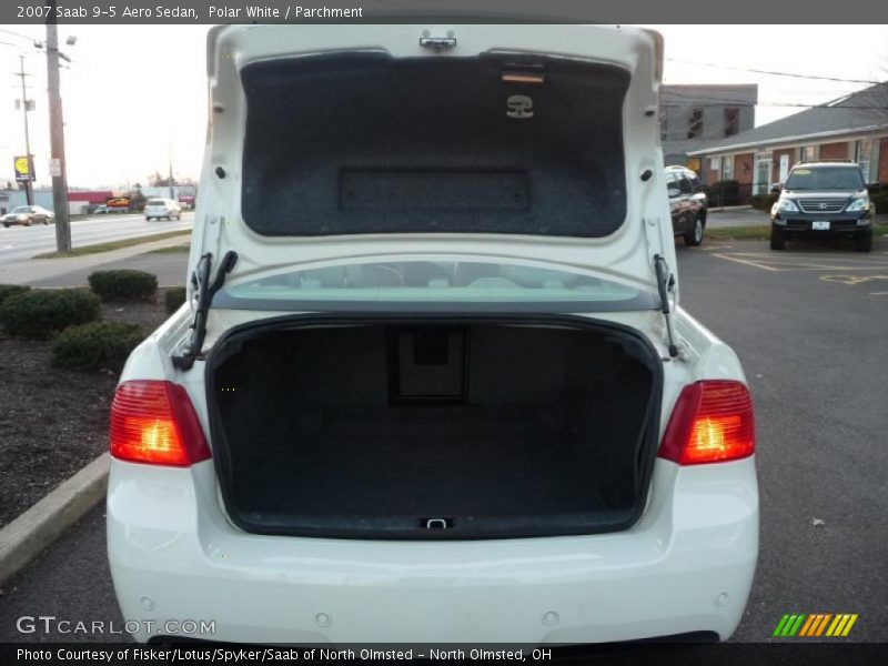 Polar White / Parchment 2007 Saab 9-5 Aero Sedan