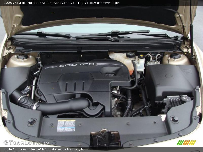 Sandstone Metallic / Cocoa/Cashmere Beige 2008 Chevrolet Malibu LS Sedan