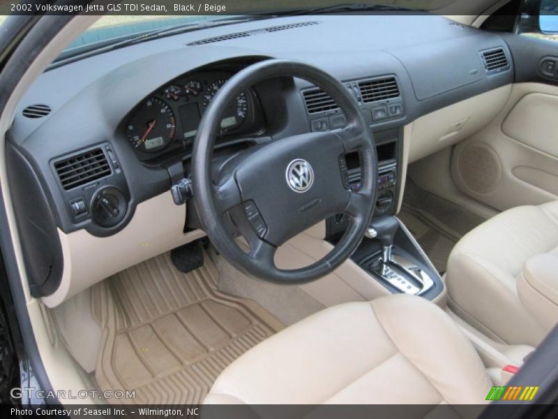  2002 Jetta GLS TDI Sedan Beige Interior