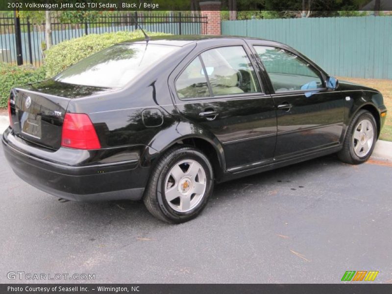 Black / Beige 2002 Volkswagen Jetta GLS TDI Sedan