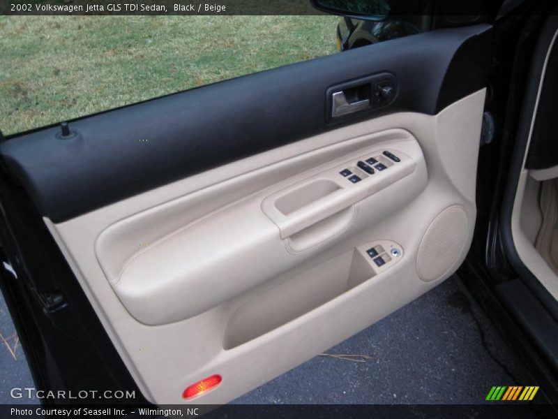 Black / Beige 2002 Volkswagen Jetta GLS TDI Sedan