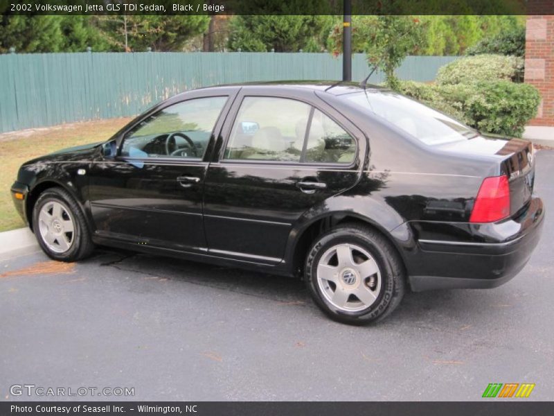 Black / Beige 2002 Volkswagen Jetta GLS TDI Sedan