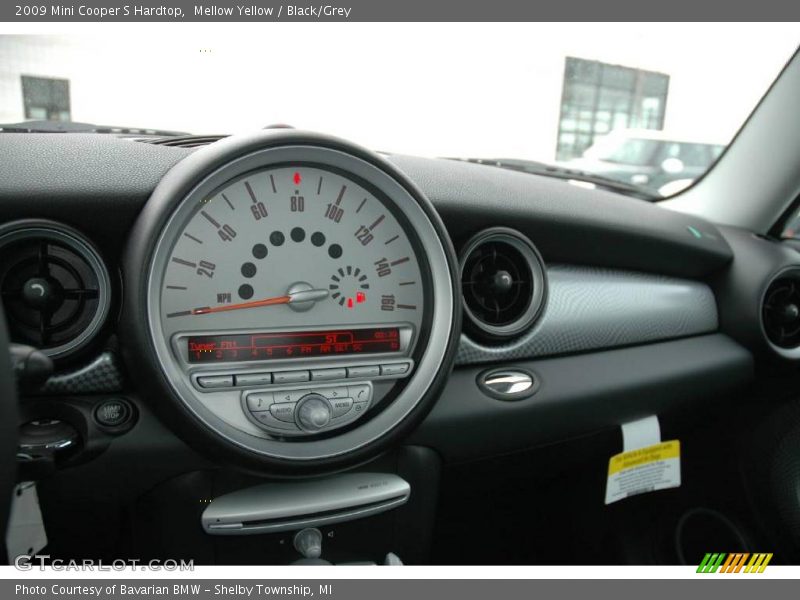 Mellow Yellow / Black/Grey 2009 Mini Cooper S Hardtop
