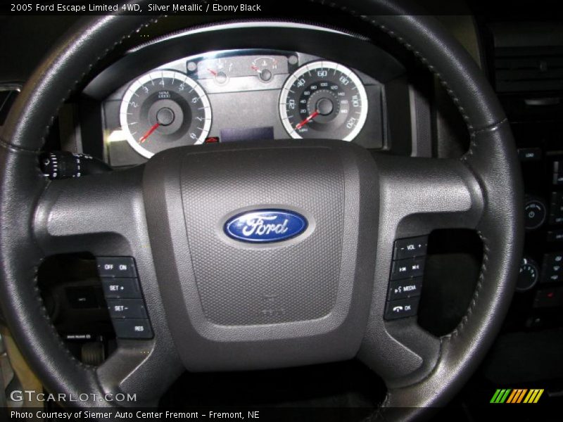 Silver Metallic / Ebony Black 2005 Ford Escape Limited 4WD