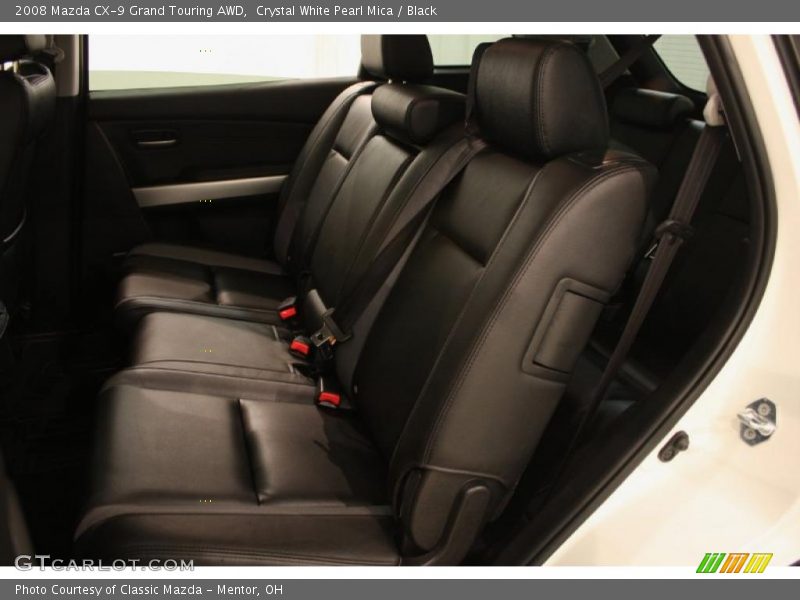 Crystal White Pearl Mica / Black 2008 Mazda CX-9 Grand Touring AWD