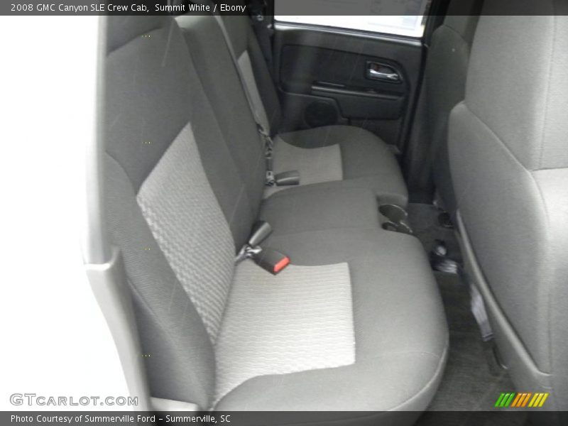 Summit White / Ebony 2008 GMC Canyon SLE Crew Cab