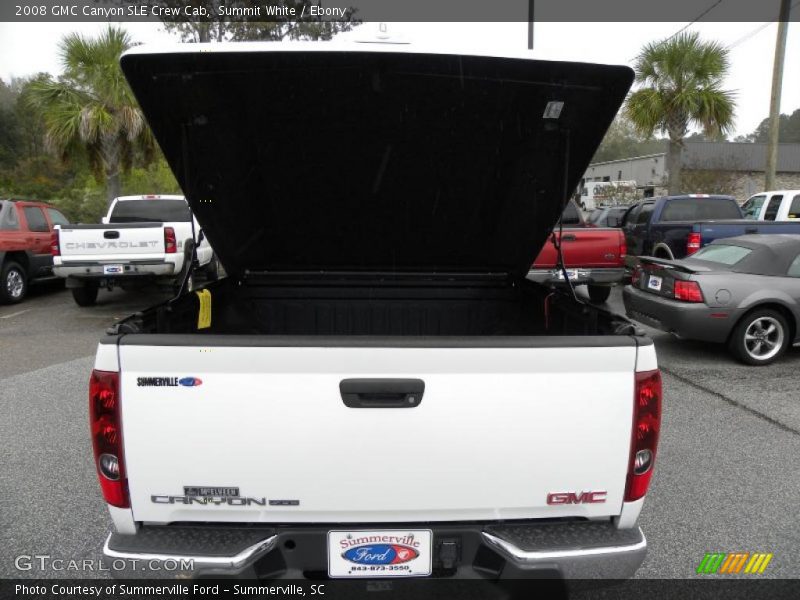 Summit White / Ebony 2008 GMC Canyon SLE Crew Cab
