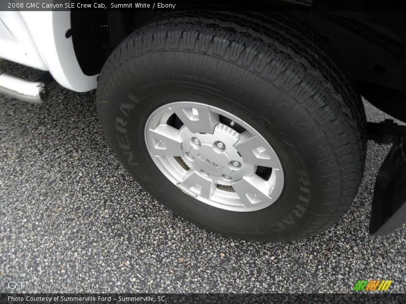 Summit White / Ebony 2008 GMC Canyon SLE Crew Cab