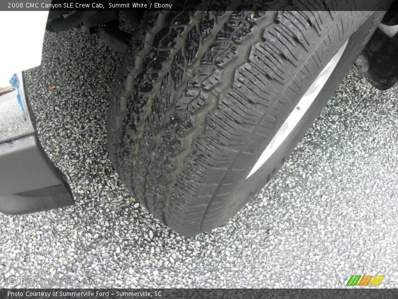 Summit White / Ebony 2008 GMC Canyon SLE Crew Cab