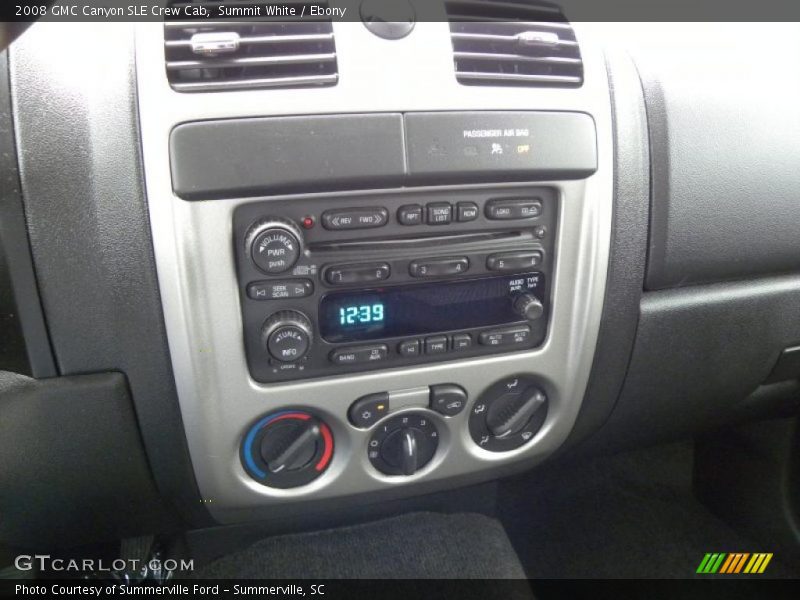 Summit White / Ebony 2008 GMC Canyon SLE Crew Cab