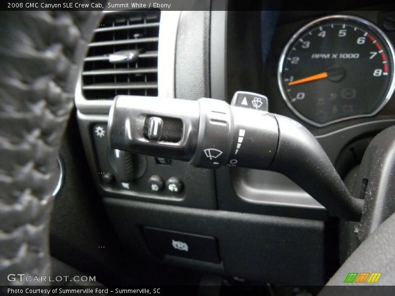 Summit White / Ebony 2008 GMC Canyon SLE Crew Cab