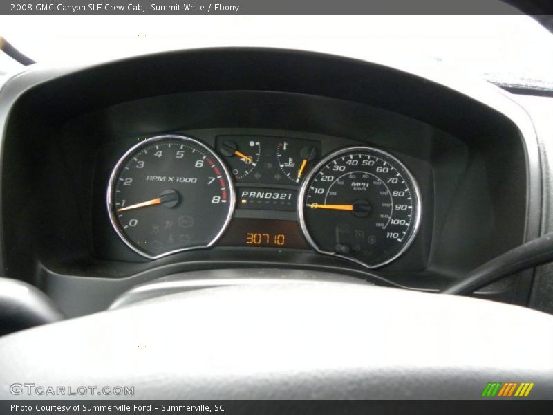 Summit White / Ebony 2008 GMC Canyon SLE Crew Cab