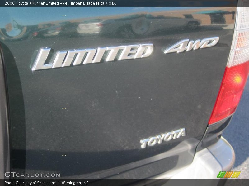 Imperial Jade Mica / Oak 2000 Toyota 4Runner Limited 4x4