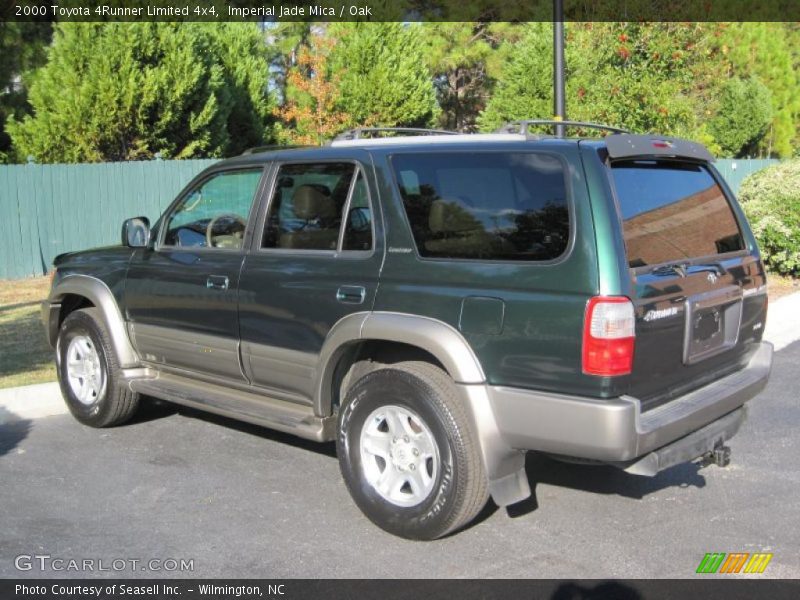 Imperial Jade Mica / Oak 2000 Toyota 4Runner Limited 4x4