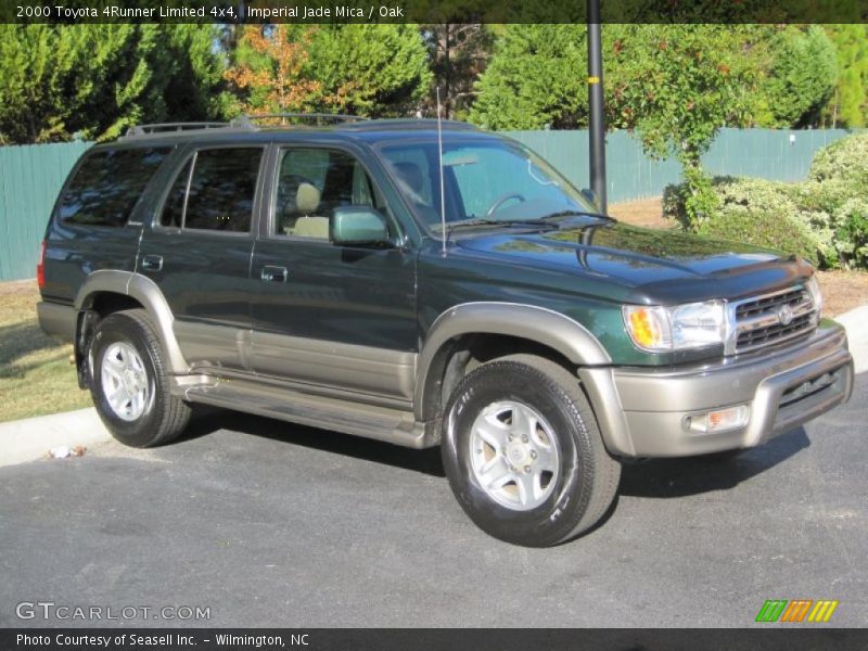 Imperial Jade Mica / Oak 2000 Toyota 4Runner Limited 4x4