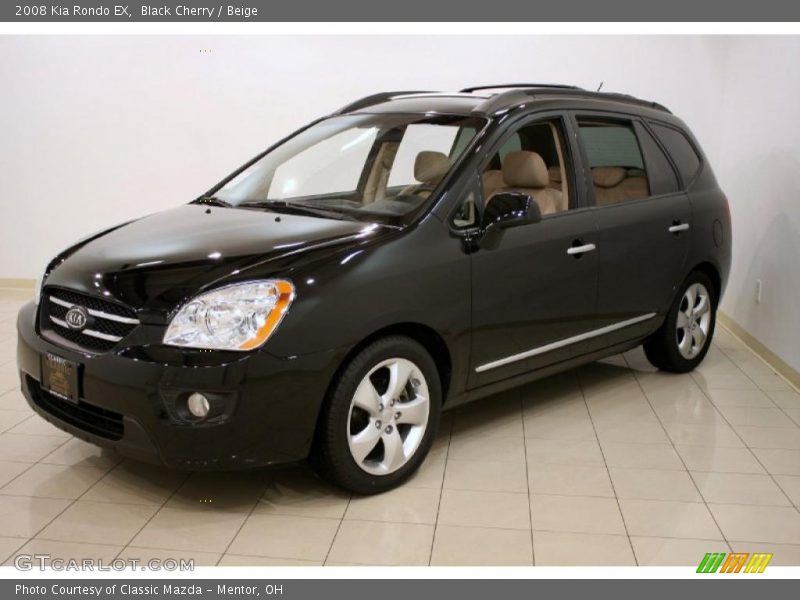 Black Cherry / Beige 2008 Kia Rondo EX