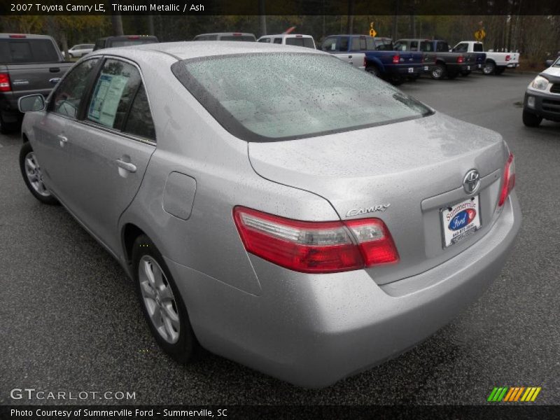 Titanium Metallic / Ash 2007 Toyota Camry LE