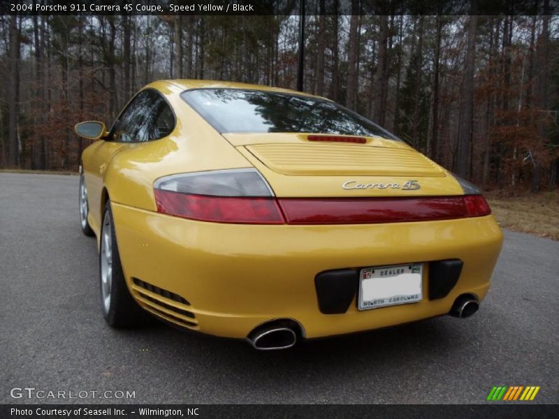 Speed Yellow / Black 2004 Porsche 911 Carrera 4S Coupe