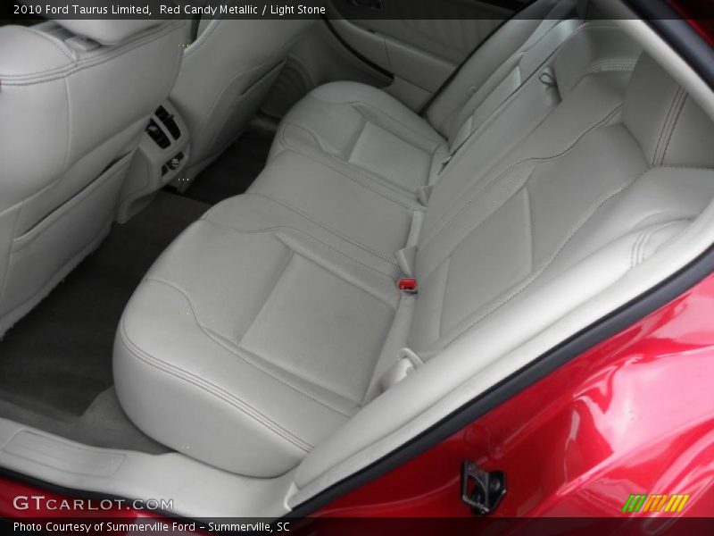 Red Candy Metallic / Light Stone 2010 Ford Taurus Limited