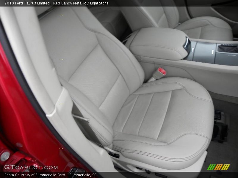 Red Candy Metallic / Light Stone 2010 Ford Taurus Limited
