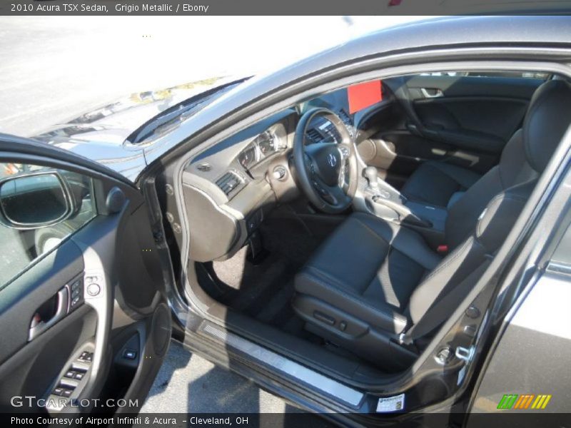 Grigio Metallic / Ebony 2010 Acura TSX Sedan