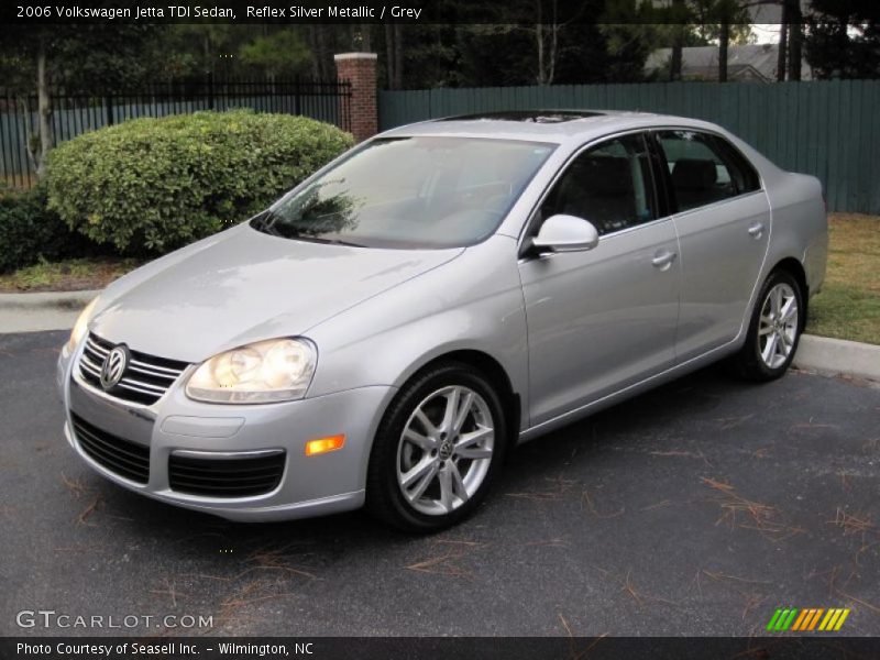 Reflex Silver Metallic / Grey 2006 Volkswagen Jetta TDI Sedan