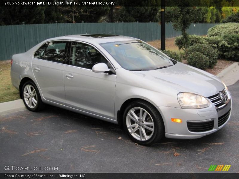 Reflex Silver Metallic / Grey 2006 Volkswagen Jetta TDI Sedan