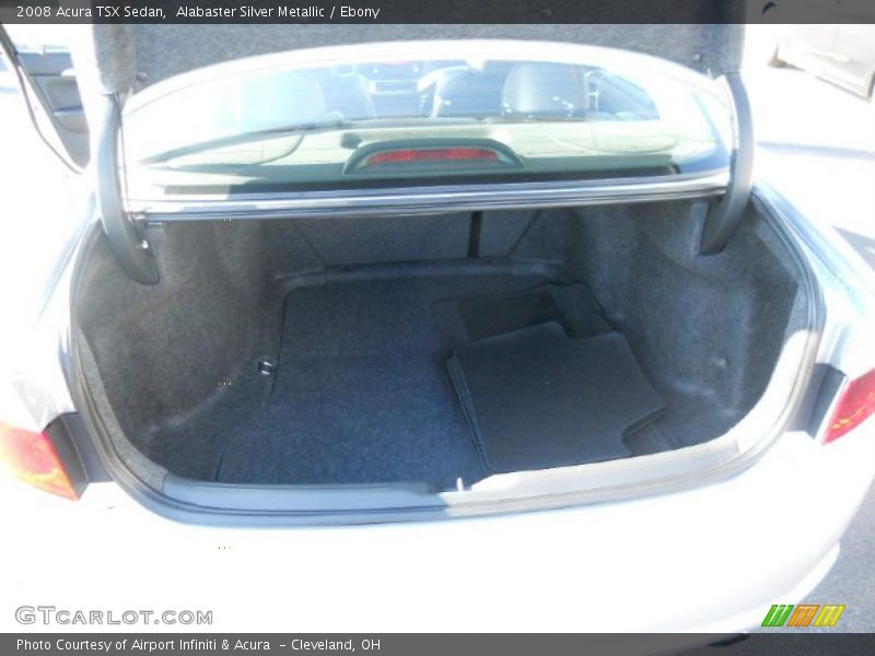 Alabaster Silver Metallic / Ebony 2008 Acura TSX Sedan