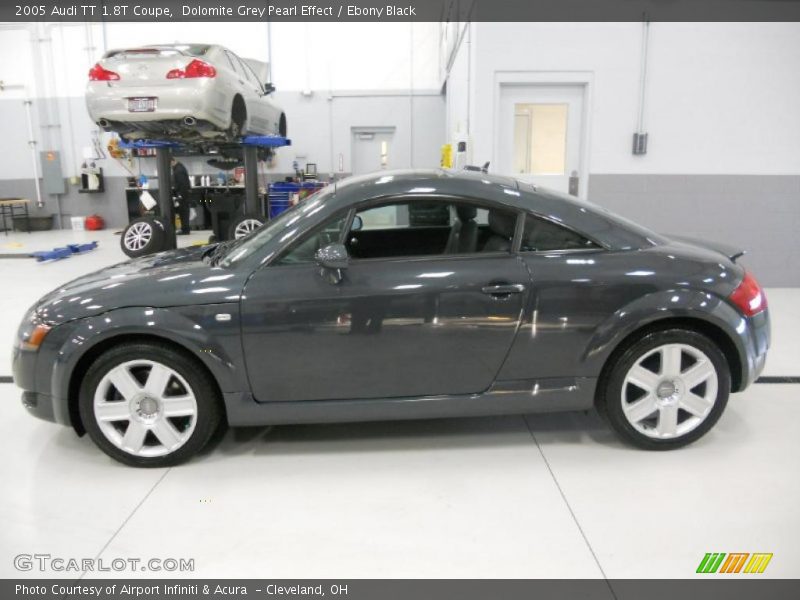 Dolomite Grey Pearl Effect / Ebony Black 2005 Audi TT 1.8T Coupe