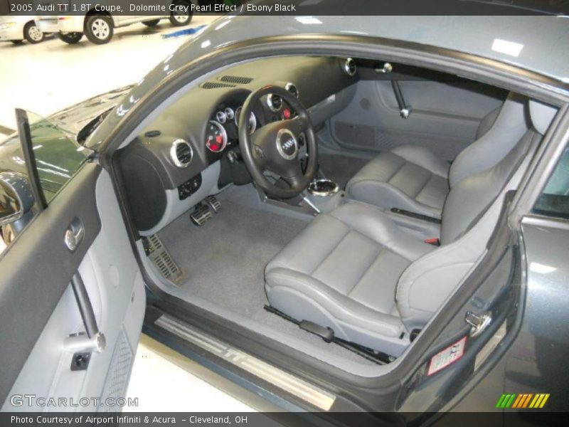 Ebony Black Interior - 2005 TT 1.8T Coupe 
