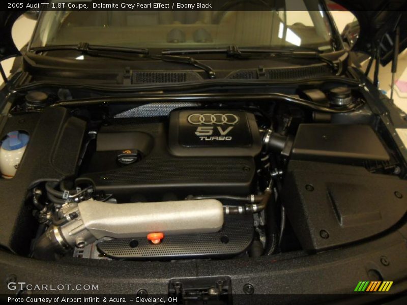  2005 TT 1.8T Coupe Engine - 1.8 Liter Turbocharged DOHC 20-Valve 4 Cylinder