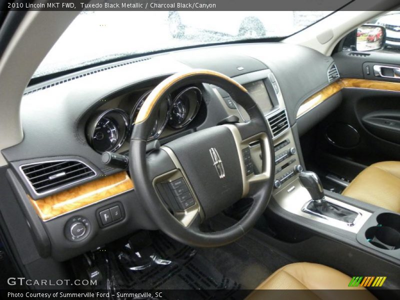  2010 MKT FWD Charcoal Black/Canyon Interior